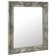 Vidaxl Specchio da parete in stile barocco 50x60 cm colorato in argento