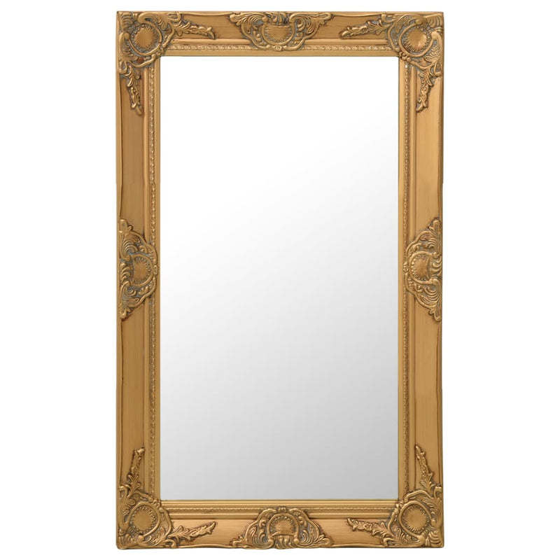 Vidaxl Wall Mirror Barroque Style 50x80 cm de color oro