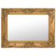 Specchio da parete Vidaxl in stile barocco 60x40 cm colorato in oro