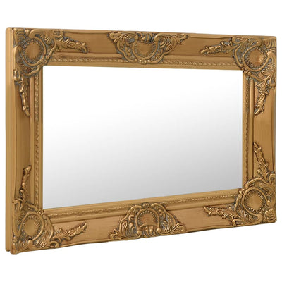 Vidaxl Wall Mirror Barroque Style 60x40 cm de oro