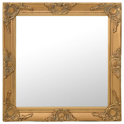 Vidaxl Wall Mirror Barroque Style 60x60 cm de color oro