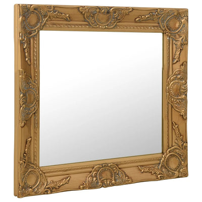 Vidaxl Wall Mirror Barroque Style 60x60 cm de color oro