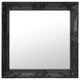Vidaxl Specchio da parete in stile barocco 60x60 cm nero