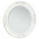 Vidaxl Specchio da parete in stile barocco 50 cm bianco