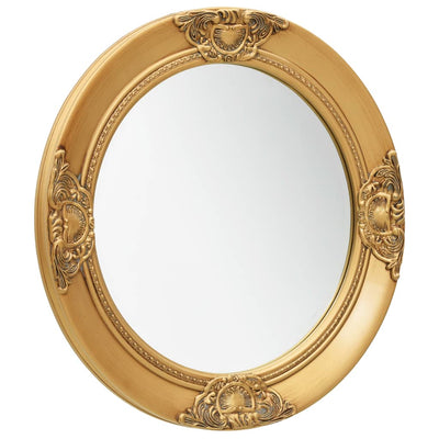 Vidaxl Mirror de pared estilo barroco de 50 cm de color dorado