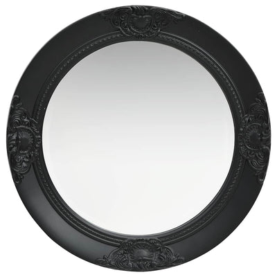 Vidaxl Wall Mirror Barroque Style 50 cm Negro