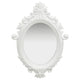 Vidaxl Wall Mirror Castle Style 56x76 cm bianco