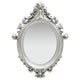 Vidaxl Wall Mirror Castle Style 56x76 cm de color plateado