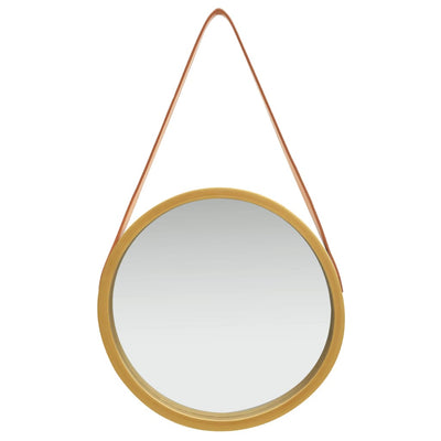 Specchio da parete Vidaxl con pneumatico 40 cm di colore oro