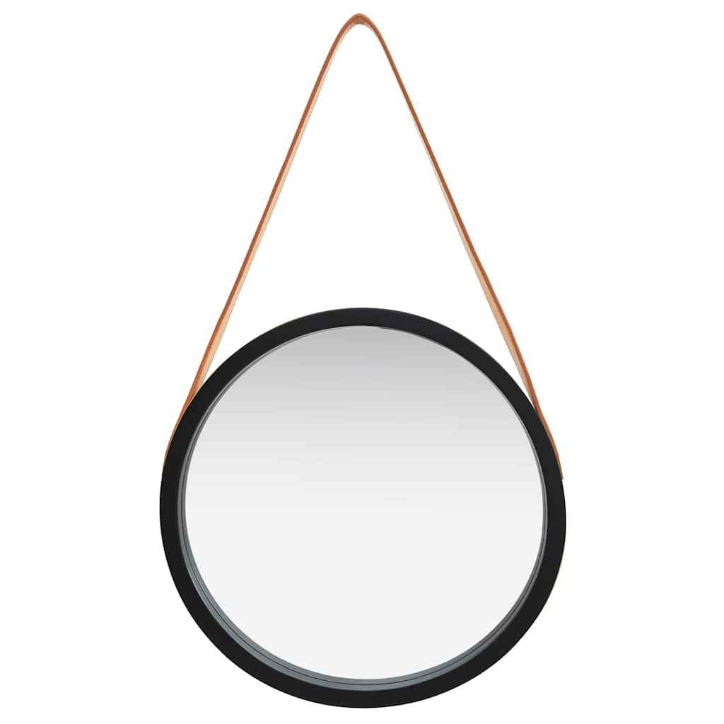 Specchio da parete Vidaxl con pneumatico 40 cm nero