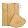 Vidaxl hoekwasmand 60 l bambù