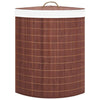 Vidaxl Hoekwasmand 60 l Bamboo marrone