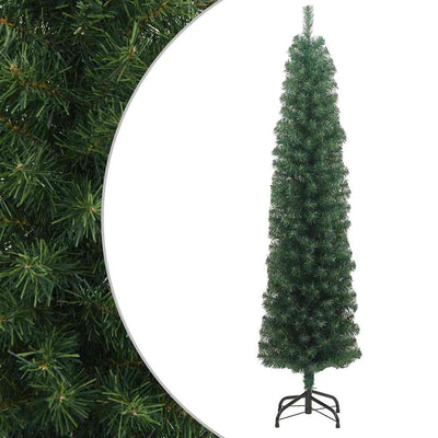 Vidaxl Kunstkerstboom con Green PVC a 180 cm stretto standard