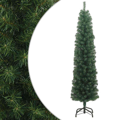 Vidaxl Kunstkerstboom con Green PVC da 210 cm stretto standard