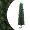 Vidaxl kunstkerstboom met standaard smal 240 cm pvc groen