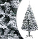 Vidaxl Kunstkerstboom con neve 180 cm verde