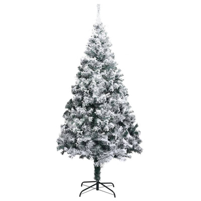 Vidaxl Kunstkerstboom con neve 180 cm verde