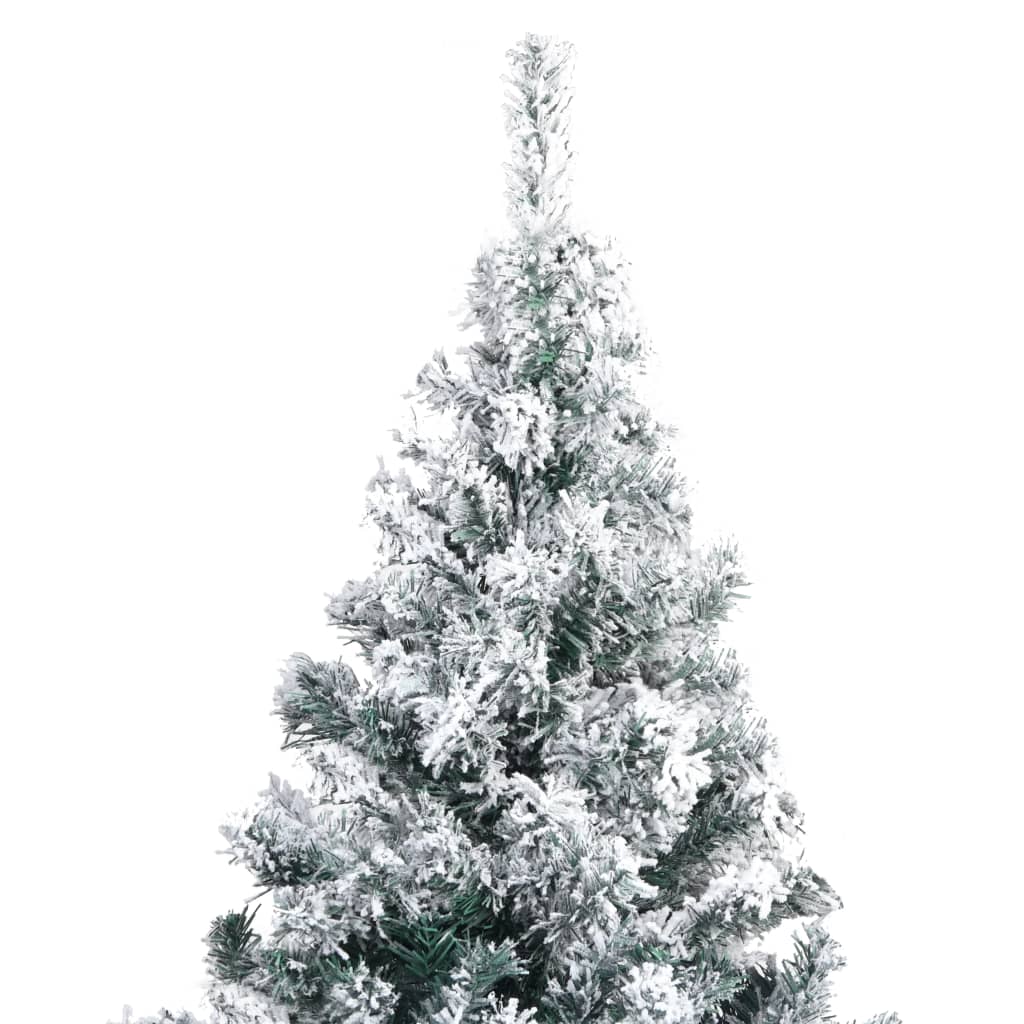 Vidaxl Kunstkerstboom con neve 180 cm verde