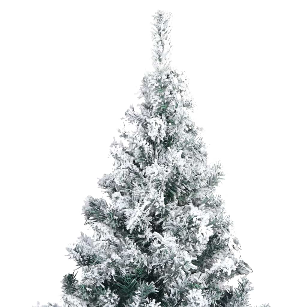 Vidaxl Kunstkerstboom con neve 180 cm verde