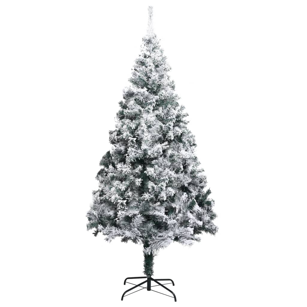 Vidaxl Kunstkerstboom con nieve de 240 cm de verde