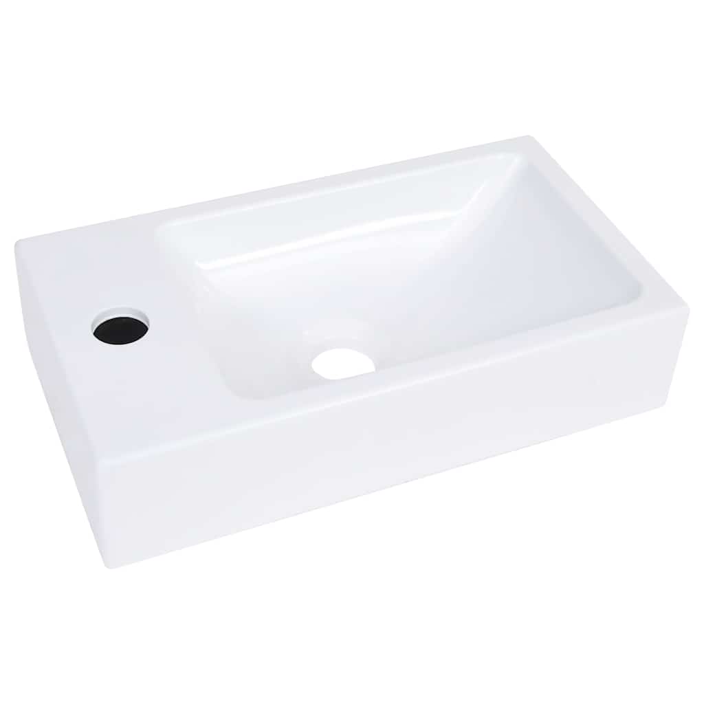 Vidaxl Washbasin 400x220x90 mm SMC White