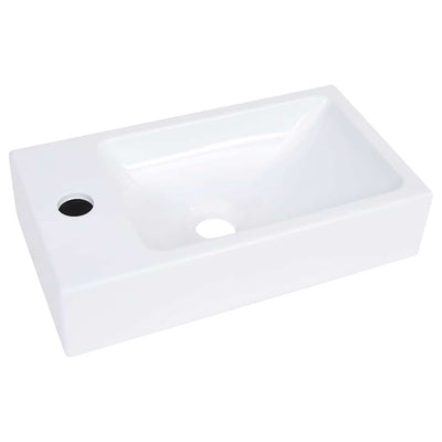 Vidaxl Washbasin 400x220x90 mm SMC bianco