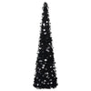 Vidaxl kunstkerstboom pop-up 150 cm pet zwart
