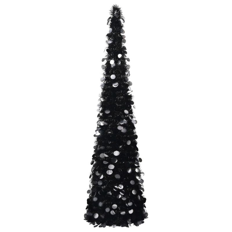 Vidaxl Kunstkerstboom Pop-up 150 cm Pap Black