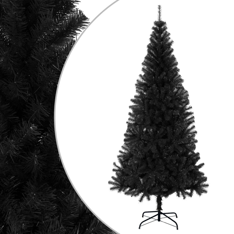 Vidaxl Kunstkerstboom con 180 cm standard PVC nero