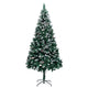 Vidaxx albero di Natale artificiale con pigne e neve bianca 240 cm