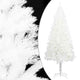 Vidaxl Kunstkerstboom con aghi realistici 120 cm bianco