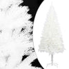 Vidaxl Kunstkerstboom con aghi realistici 210 cm bianco