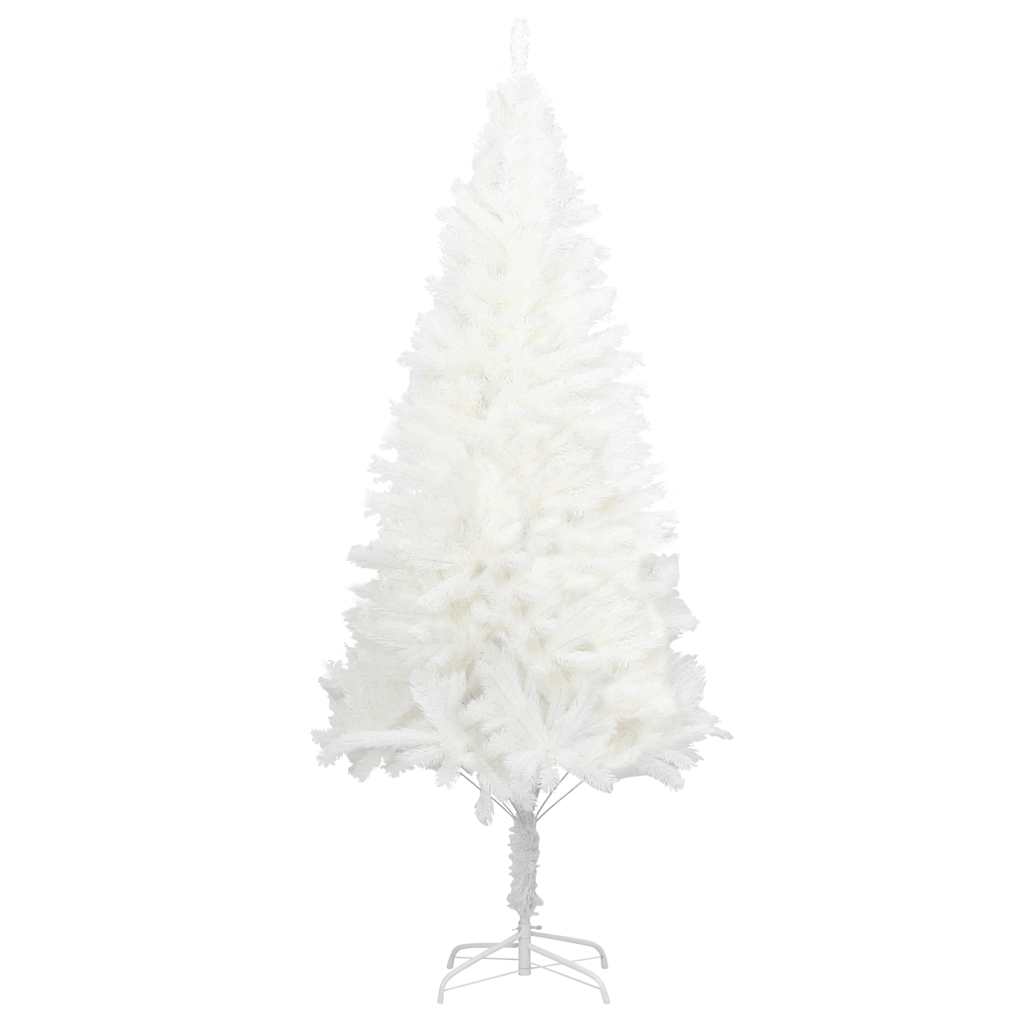 Vidaxl Kunstkerstboom con aghi realistici 210 cm bianco