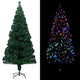 Vidaxl Kunstkerstboom con verde in fibra ottica standard da 180 cm