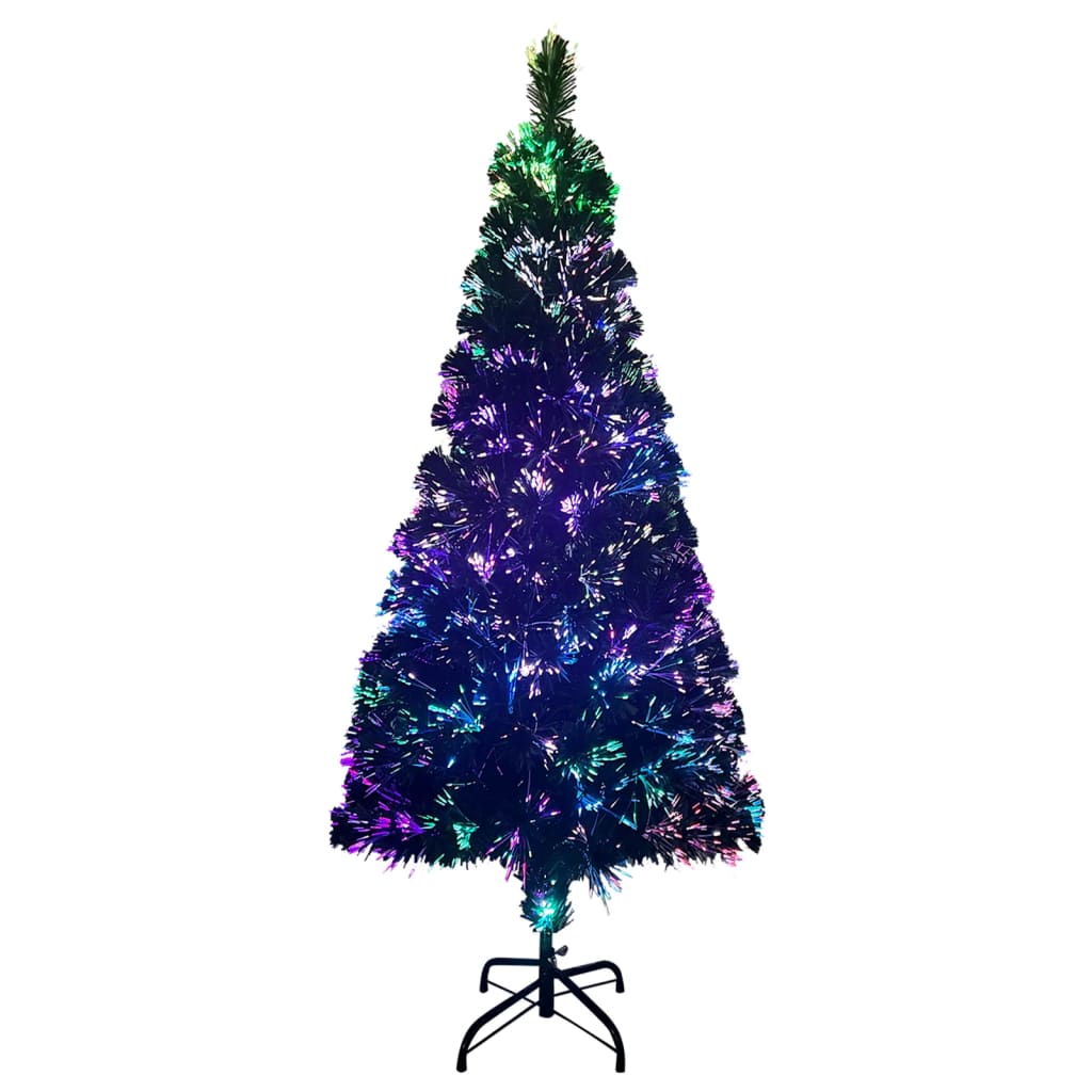 Vidaxl kunstkerstboom met standaard 210 cm glasvezel groen
