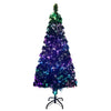 Vidaxl kunstkerstboom met standaard 240 cm glasvezel groen