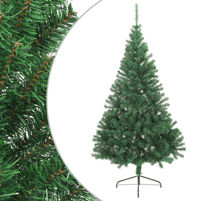 Vidaxl Kunstkerstboom con medio rato estándar de 180 cm PVC Green