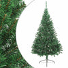 Vidaxl Kunstkerstboom con mezzo pvc a metà 210 cm standard verde