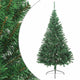 Vidaxl Kunstkerstboom con mezzo pvc a metà 210 cm standard verde