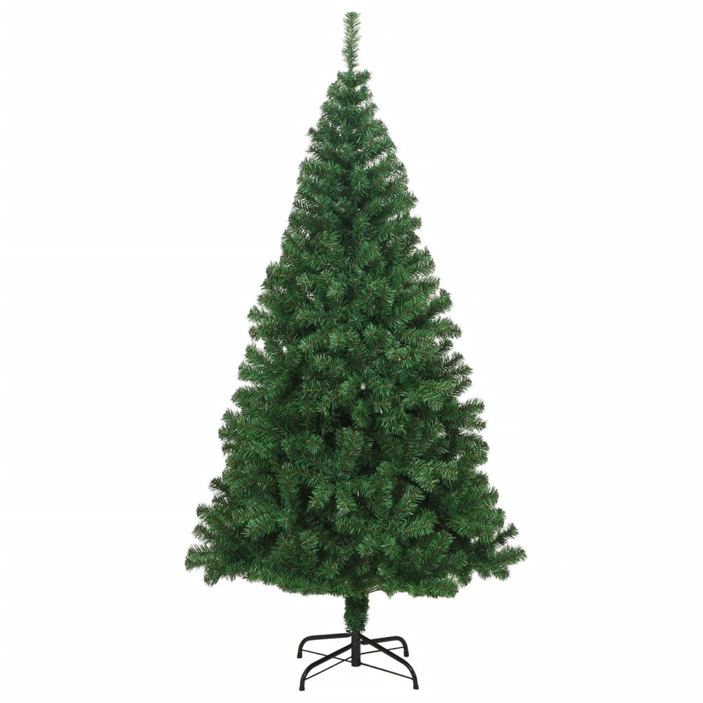 Vidaxl Kunstkerstboom con ramas gruesas de 210 cm PVC Green