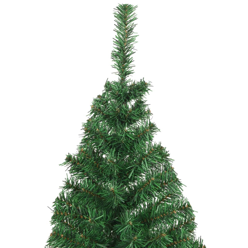 Vidaxl Kunstkerstboom con rami spessi 240 cm PVC verde