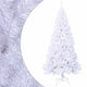 Vidaxl Kunstkerstboom con rami spessi 210 cm PVC bianco