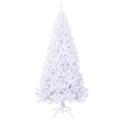 Vidaxl kunstkerstboom met dikke takken 240 cm pvc wit