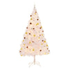 Vidaxl Kunstkerstboom con illuminazione e palle di Natale 210 cm bianco