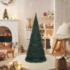 Vidaxl kunstkerstboom met verlichting pop-up 210 cm groen