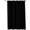 Linen con tende Vidaxl Guarda con Haken 290x245 cm nero