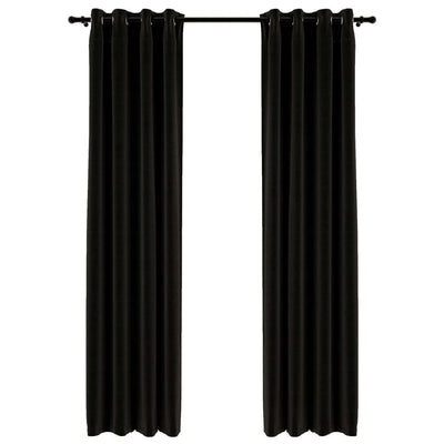 Cortinas Vidaxl Lino Look Light 2 ST 140x245 cm antracita