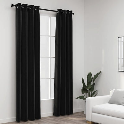 Tende vidaxl lino sembrano danni 2 st 140x245 cm antracite