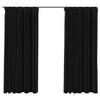 Tende vidaxl ganci dannosi della biancheria 2 st 140x175 cm antracite
