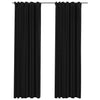 Tende vidaxl ganci dannosi di lino 2 st 140x225 cm antracite
